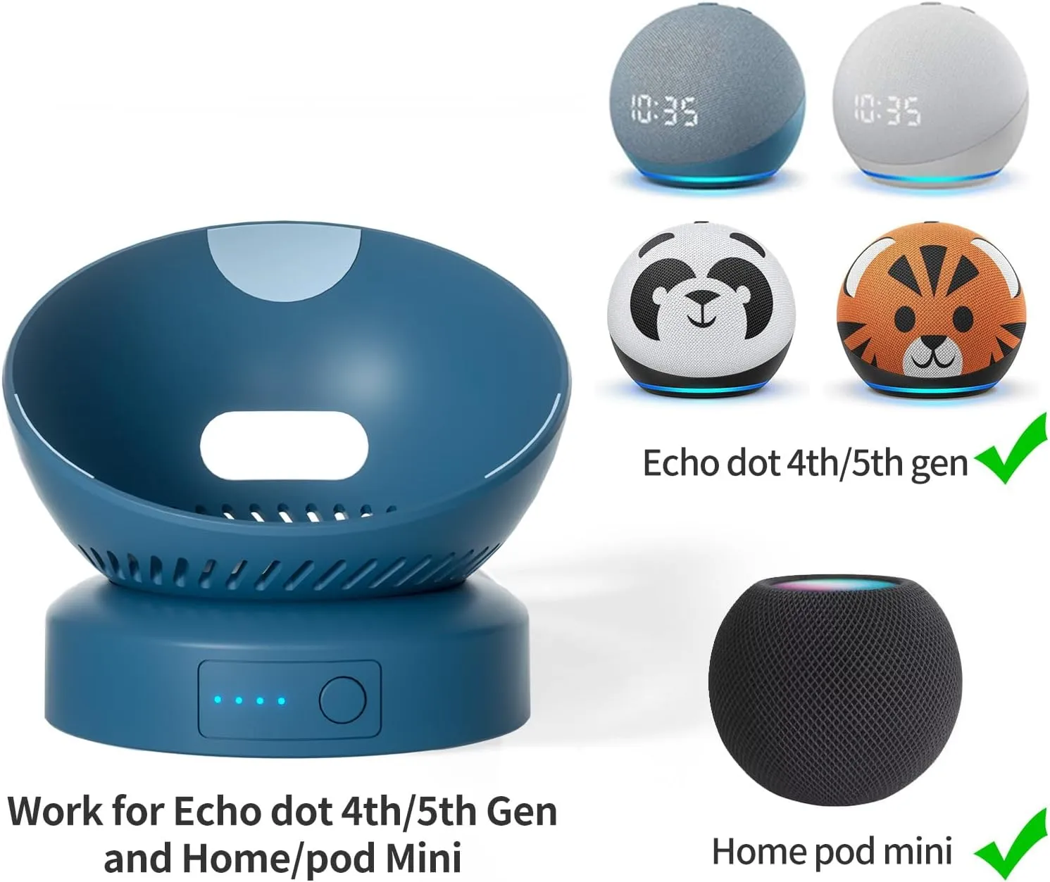 SOPORTE DE BATERIA LIBOER ECHO DOT, vista 3